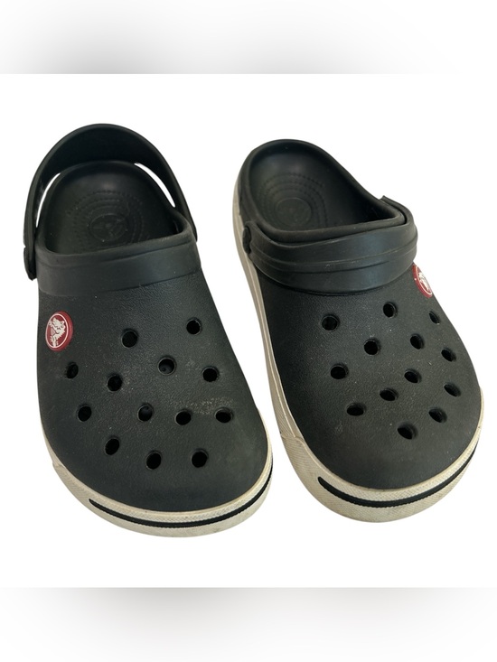 CROCS Other - CROCS Kids Black Clog with White Trim